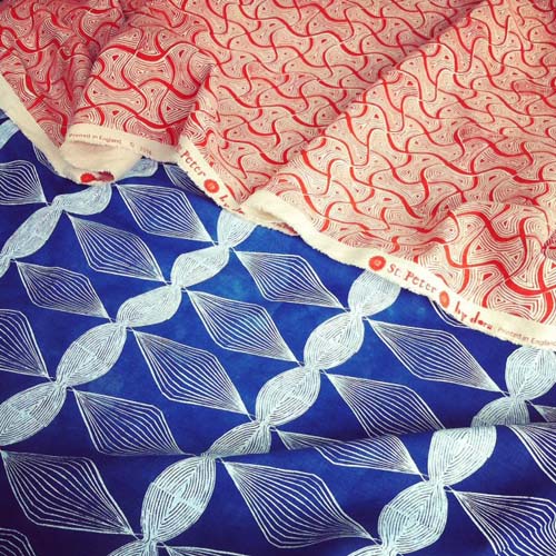 Hand Printed Fabric - Sarah Burns Patterns